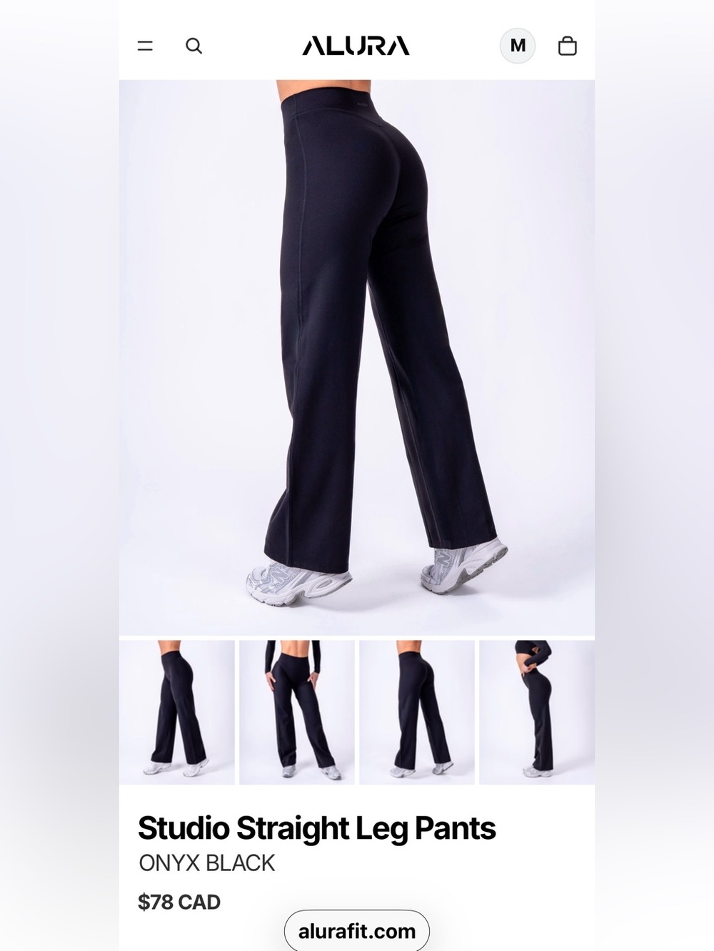 ALURA straight/flaire legging